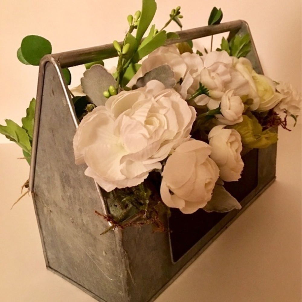 New Designer Farmhouse White  Floral Arrangement